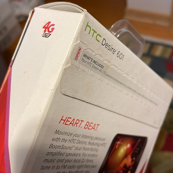 NIB Virgin Mobile HTC Desire 601 android phone - Picture 6 of 6